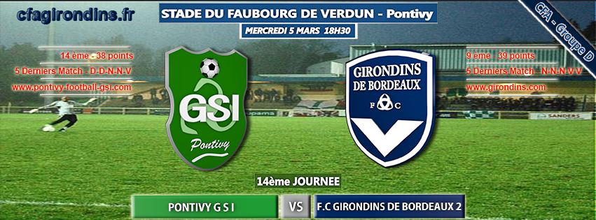 Cfa Girondins : [J14] Pontivy - Bordeaux B, cinquième tentative - Formation Girondins 