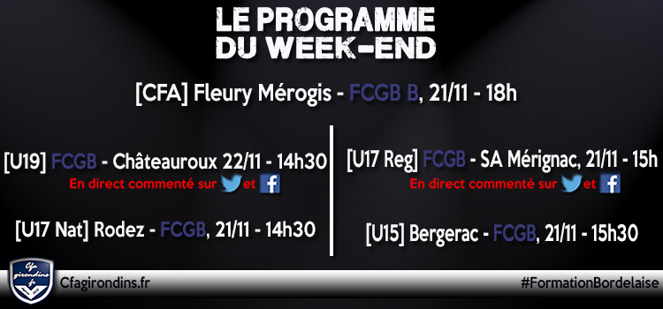 Centre : la CFA à Fleury Mérogis, le programme du week-end