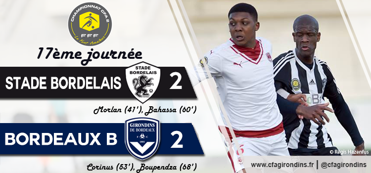 CFA 2 : Retour sur le derby de Bordeaux (2-2)